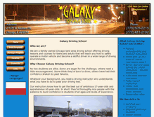 Tablet Screenshot of galaxydrivingschool.org